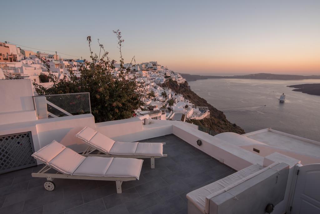 Karpimo Horizon - Caldera View With Private Hot Tub Villa Firostefani Rom bilde