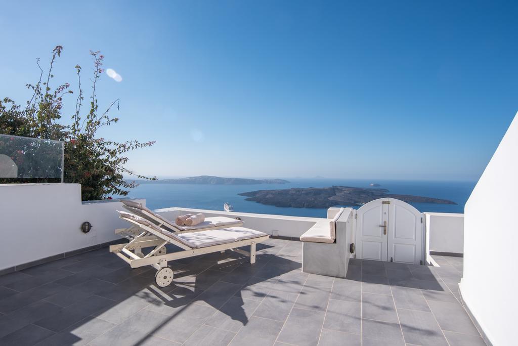 Karpimo Horizon - Caldera View With Private Hot Tub Villa Firostefani Rom bilde