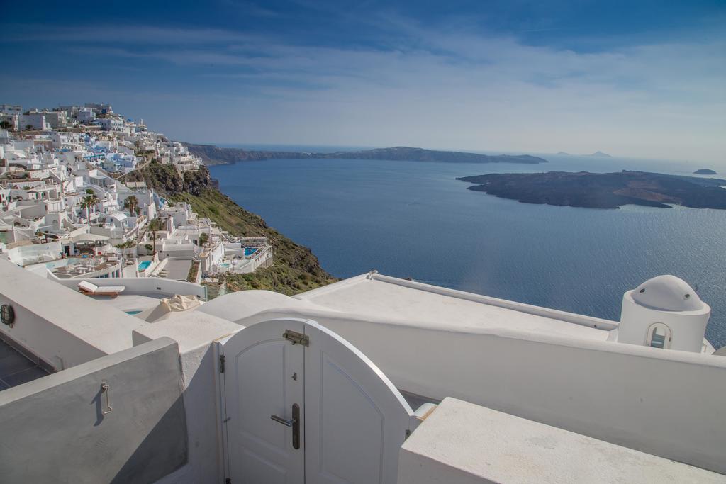 Karpimo Horizon - Caldera View With Private Hot Tub Villa Firostefani Rom bilde